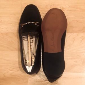 Sam Edelman Loraine Black Leather Loafer Sz 4M